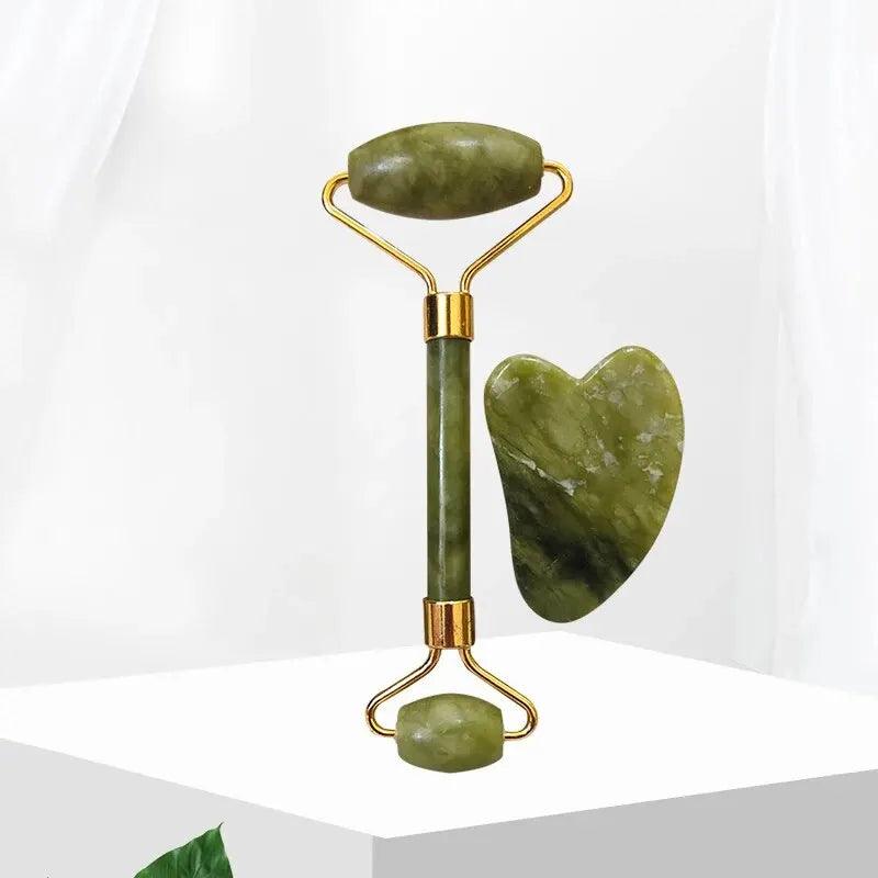 Natural Jade Scraping Roller - May and Olive